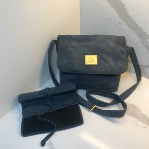 Vintage Wathne Medallion Cowhide Leather purse